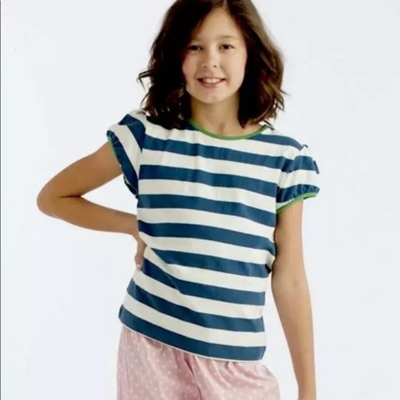 Matilda Jane Paddle Boat Wide Stripe Tee Girls 2 - Picture 2 of 7